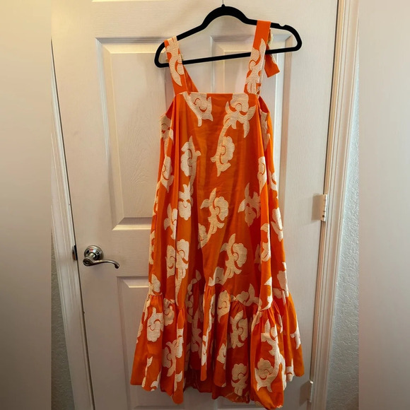 ANTHROPOLOGIE Phoebe Flounced Maxi Dress - Picture 5 of 7